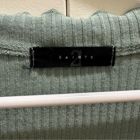 mint green tie top! - Picture 3 of 3